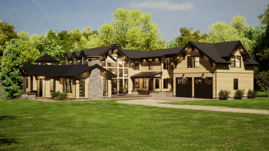 Ivy Trail Lodge - Natural Element Homes
